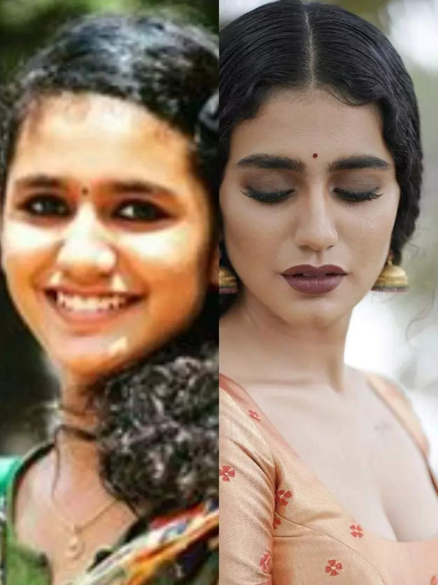 Priya Prakash Varrier's beauty evolution